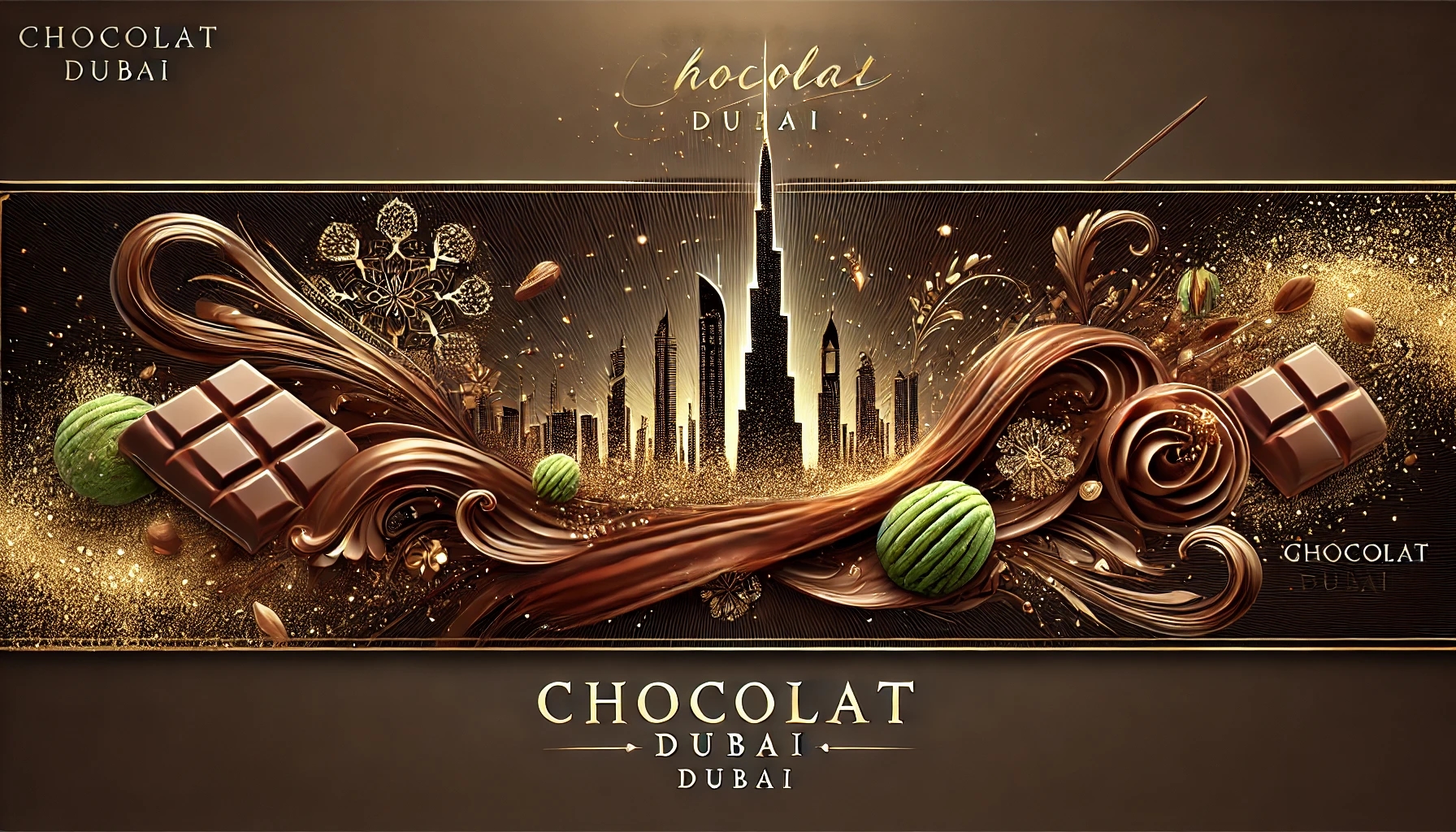 Chocolat Dubai luxury banner